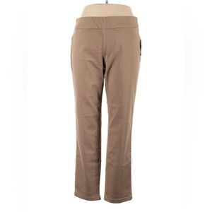 Brown Straight-Leg Pants